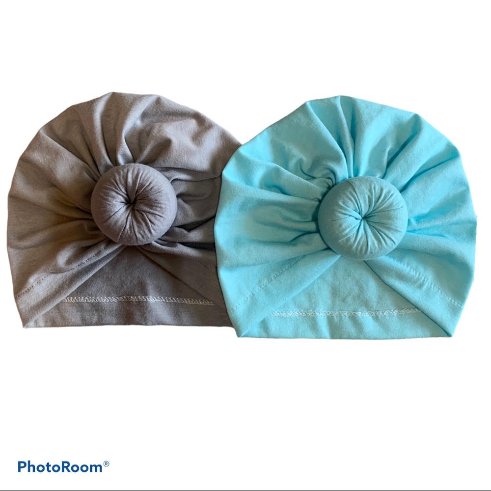 Baby top knot turban bundle